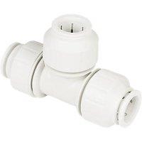 JG Speedfit Plastic Push-Fit Equal Tees 22mm 5 Pack (22161)