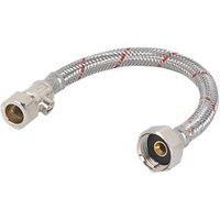 Essentials Flexible Tap Connector 15mm x 3/4" x 300mm (22170)