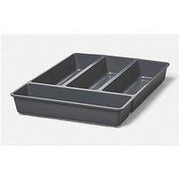 Essentials Nitaki Plastic Cutlery Tray 314mm x 424mm Grey (221PY)
