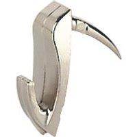 Cobra WallBiter Hammer-In Picture Hooks for Plasterboard & Wood Nickel 4 Pack (221RG)