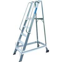 Lyte Aluminium 1.22m Silver 5 Step Podium Steps (22286)