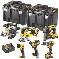 DeWalt DCK690P3T-GB 18V 3 x 5.0Ah Li-Ion XR Brushless Cordless 6-Piece Power Tool Kit (222KJ)