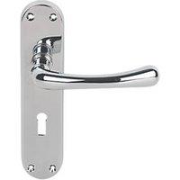 Serozzetta Ibra Door Handle Pair Polished Chrome (22338)
