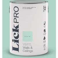 LickPro 5Ltr Blue 09 Vinyl Matt Emulsion Paint (223TM)