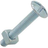 Easyfix Bright Zinc-Plated Roofing Bolts M8 x 40mm 10 Pack (2244J)