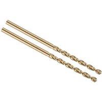 DeWalt Extreme Straight Shank Metal Drill Bits 2mm x 49mm 2 Pack (2250V)