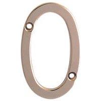 Fab & Fix Door Numeral 0 Gold 80mm (2255P)