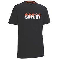 Scruffs Graphic Short Sleeve T-Shirt Black Large 42" Chest (225RT)