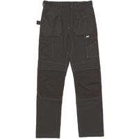 CAT Essential Knee Pocket Stretch Holster Work Trousers Black 32" W 30" L (225XJ)