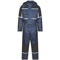 Regatta Waterproof Insulated Overalls Navy 2X Large 46" Chest 32" L (226JG)