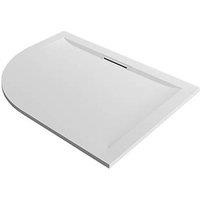 Mira Flight Level Safe Offset Quadrant Shower Tray Right-Handed White 1200mm x 900mm x 25mm (226PJ)