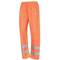 Site Huske Hi-Vis Over Trousers Elasticated Waist Orange 2X Large 28" W 32" L (226XR)