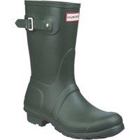 Hunter Original Short Size 6 Womens Green Non Safety Wellies (226XW)
