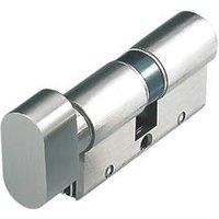 Cisa 2 Star 10-Pin Astral S Series 10-Pin Euro Cylinder & Thumbturn 45-45 (90mm) Nickel-Plated (2271P)