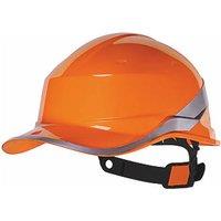Delta Plus Diamond V Premium Push-Button Safety Helmet Orange (2271R)