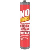 No Nonsense 101 General Purpose Silicone Sealant Black 310ml (2279H)