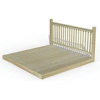 Forest Ultima Decking Kit with 1 x Balustrade 2.4m x 2.4m (227FL)