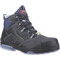 Cofra Funk S3 SRC Size 10.5 Black Water-Resistant Safety Boots (227XP)