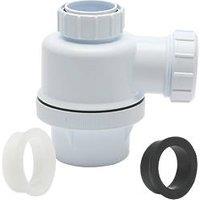 Euroflo Universal Fixed Height Bottle Trap White 40mm (2286R)