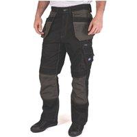Lee Cooper LCPNT224 Cargo Holster Trousers Black 32" W 33" L (228HU)