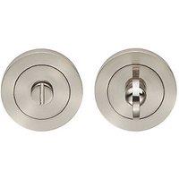Carlisle Brass Standard WC Thumbturn Set Satin Nickel 50mm (228JA)