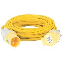 Defender Yellow 110V 32A Extension Lead 14m x 4.00mm (228XX)