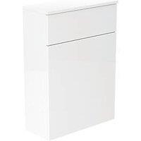 Newland Floorstanding Toilet Unit White Gloss 600mm x 260mm x 850mm (229RN)