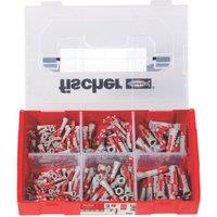 Fischer DuoPower FixTainer Nylon Plugs 210 Piece Set (229VC)