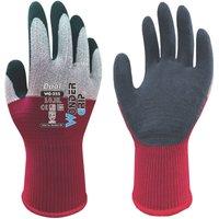 Wonder Grip WG-355 Dual General Handling Gloves Maroon/Grey X Large (229VJ)