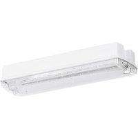Aurora Indoor & Outdoor Maintained or Non-Maintained Emergency Rectangular LED Brick Bulkhead White 3W 167lm (230HT)