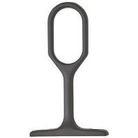 Rail and Tube Solutions Oval Centre Rail Bracket Black 15mm (231KK)