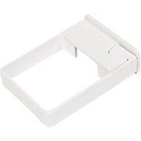 FloPlast Square Easyfit Pipe Clips White 65mm 10 Pack (23239)