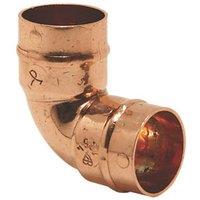 Yorkshire Copper Solder Ring Equal 90 Elbows 22mm 2 Pack (2327G)