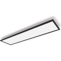 Philips Hue Aurelle Rectangular 1200mm x 300mm LED Smart Panel Light Black 39W 1700lm (232JC)