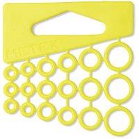 Metex DrillStop Hi-Vis Drill Depth Indicators 18 Pack (232KH)