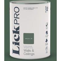 LickPro 5Ltr Green 20 Vinyl Matt Emulsion Paint (232TM)