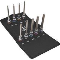 Wera 8767 C TORX HF 3 Zyklop 1/2" Drive Bit Socket Set 9 Pieces (233FU)