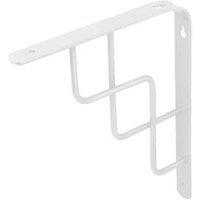 Essentials Step Shelf Brackets White 230mm x 180mm 4 Pack (233VJ)