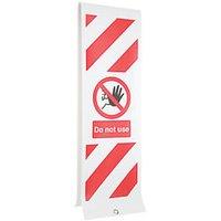 Essentials "Do Not Use" Eyelet Sign 1885mm x 300mm (2343T)