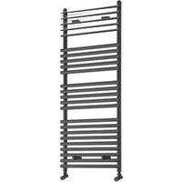 Towelrads 1500mm x 500mm 2539BTU Anthracite Flat Designer Towel Radiator (234RY)
