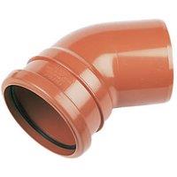 FloPlast Push-Fit 45 Single Socket Bend 110mm (23573)