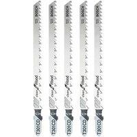 Bosch T301CD Wood Jigsaw Blades 117mm 5 Pack (235FX)