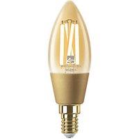 4lite E14 Candle LED Smart Light Bulb 4.9W 470lm 2 Pack (235GR)