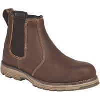 Apache Flyweight Size 10 Brown Water-Resistant Safety Dealer Boots (235JH)