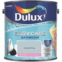 Dulux Easycare 2.5Ltr Coastal Grey Soft Sheen Emulsion Bathroom Paint (2363K)