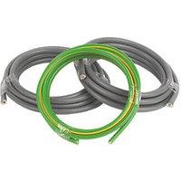 Prysmian 6181Y & 6491X Grey & Green/Yellow 1-Core 16mm Meter Tails Cable 3m Coil 3 Pack (23644)