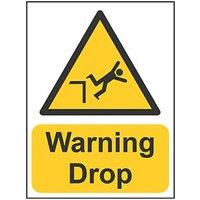 Essentials "Warning Drop" Sign 200mm x 150mm (236HL)
