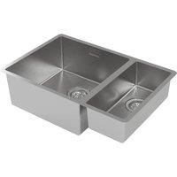 Carysil SR1021LH 1.5 Bowl Stainless Steel Kitchen Sink 660mm x 440mm (236RE)