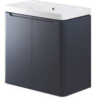 Floorstanding Vanity Unit & Basin Matt Indigo 805mm x 460mm x 840mm (236RJ)