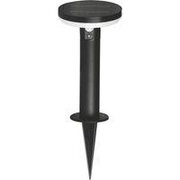 4lite Antheia Outdoor LED Solar-Powered Decorative Spike Light With PIR Sensor Black 260lm (236VH)